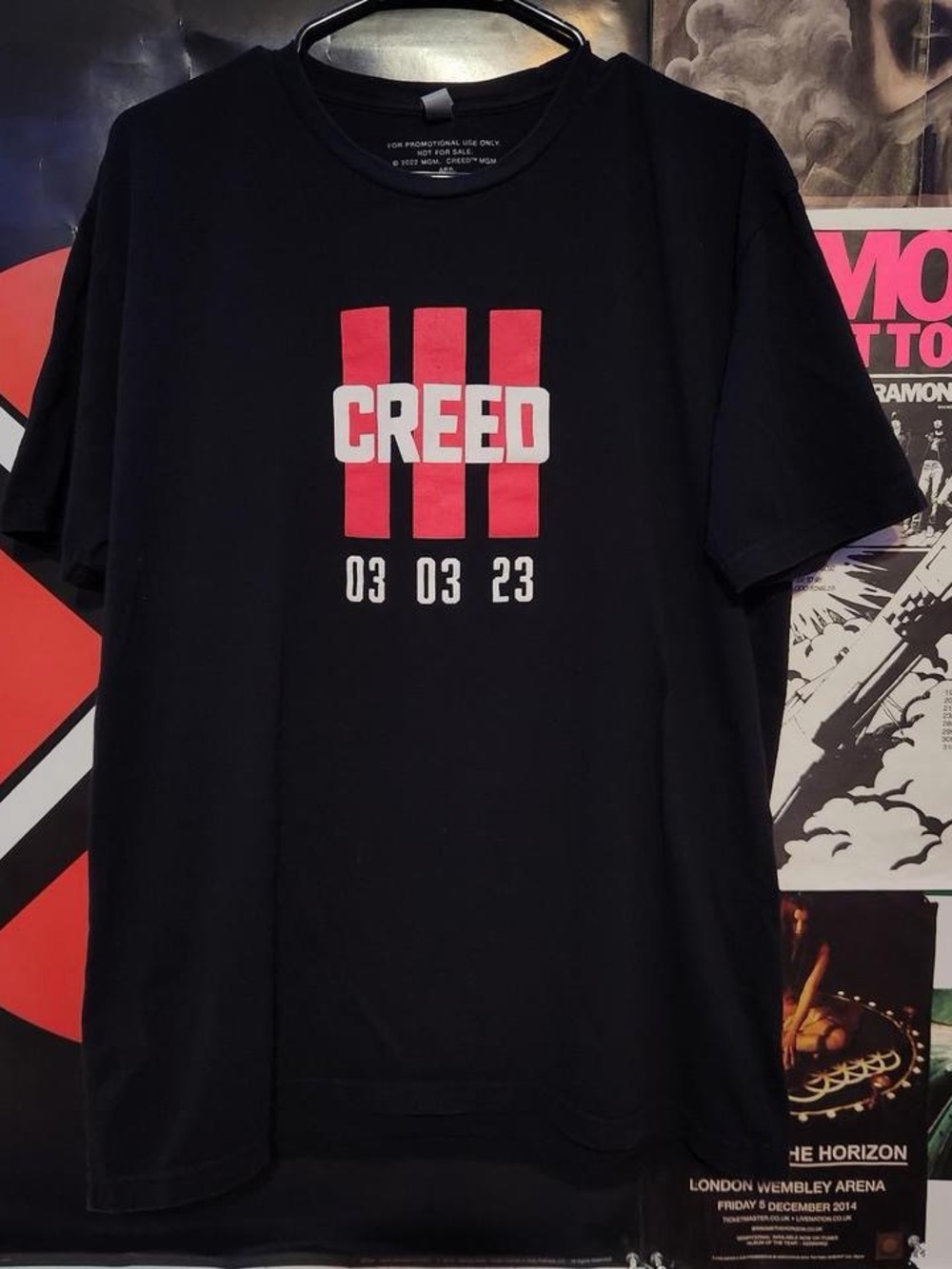 creed film promo shirt